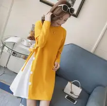 Best Offers Irregular Stitching Loose Maternity Dresses 2019 Spring Autumn Fashion Quality Pregnancy Dress Clothes for Pregnant Women QL302 Best Offers Irregular Stitching Loose Maternity Dresses 2019 Spring Autumn Fashion Quality Pregnancy Dress Clothes for Pregnant Women QL302
