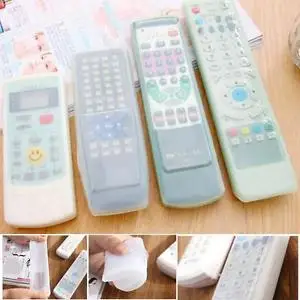 

TREACHI Hot Silicone Protective Case Cover Skin For TV Remote Control Dust Cover Holder Organizer Home Accessories Supplies