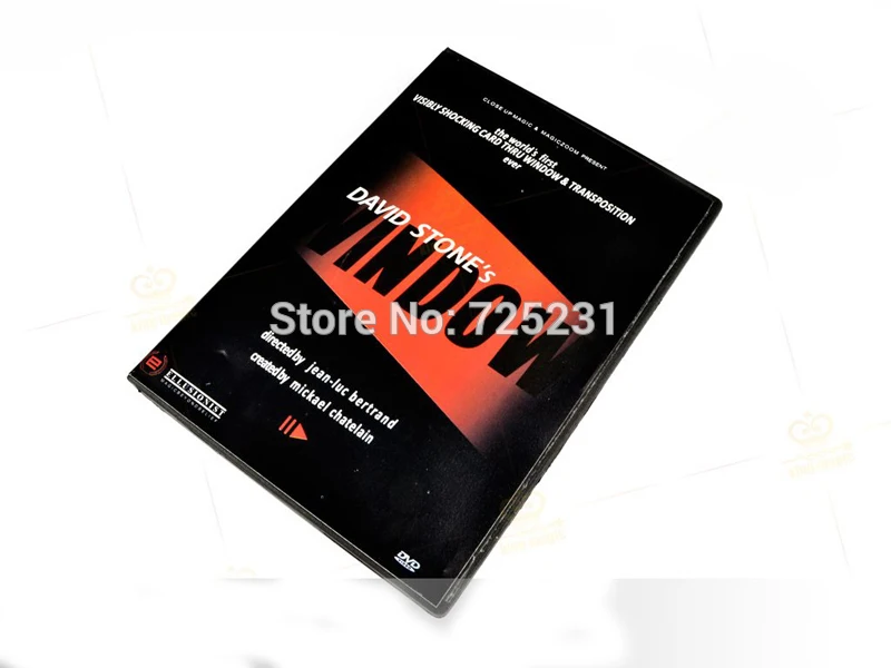 2009 WINDOW By David Stone With DVD Change A Card Thru Glass Magic Toys props magic tricks gimmick | Игрушки и хобби
