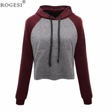 2017 Women Hoodies Casual Women Long Sleeve Round Neck Hoodies Sweatshirt Women’s American Apparel Fashion 100% High Quality