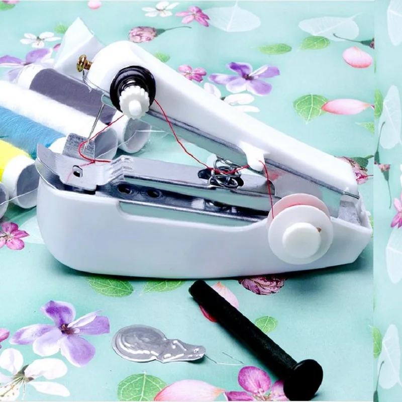 

2017 new portable small multi-function mini sewing machine home handheld mini sewing machine manual sealing machine