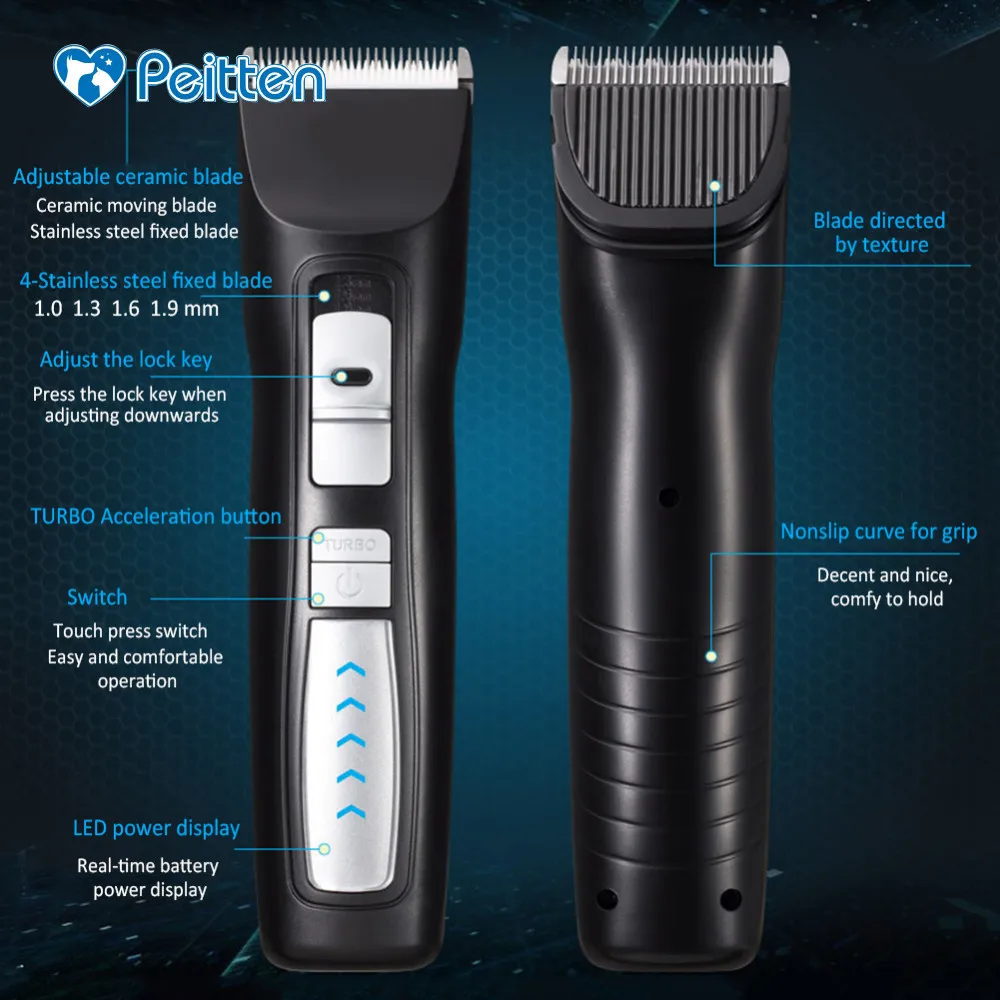 

Top selling Professional Pet Electric Clippers Dog Hair Trimmer Animal Grooming Clippers Cutter Dog Animal Haircut Machine