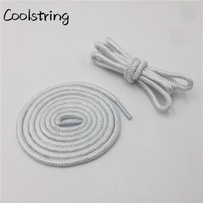 Coolstring круглые спиральные шнурки с узором блестящие уникальное мигающее платье