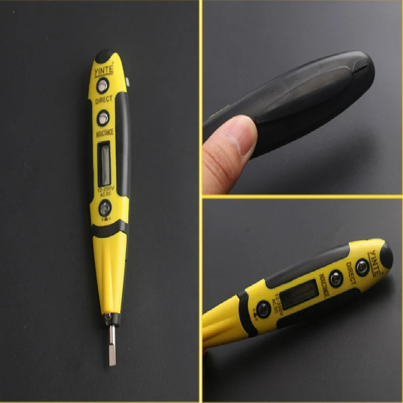 

Socket Wall AC Power Outlet Voltage Detector Sensor Tester Electric Test Pen LED Light Voltage Indicator