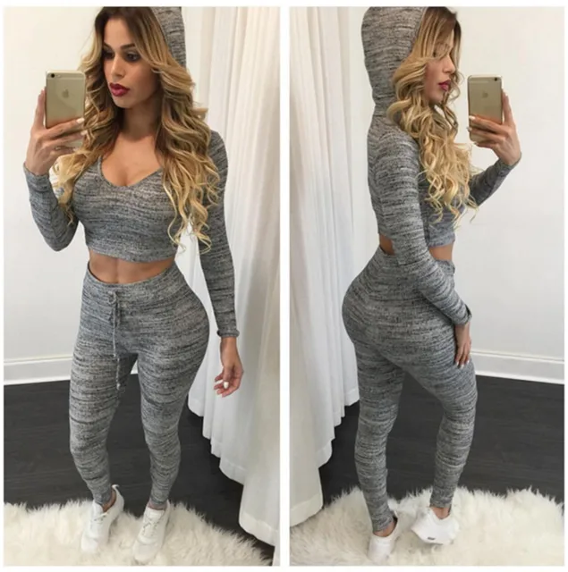 women c's clothing Sets Running Gym Sports za fitness Top
