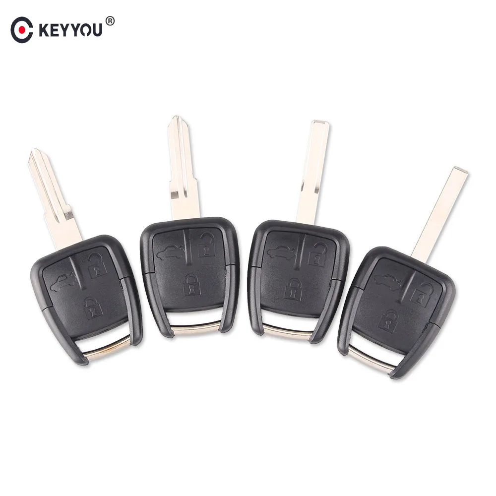 

KEYYOU 3 Button Car Key Remote Case Shell Case Cover Fob For Chevrolet Opel With YM-28/HU46/HU43/SIP Blade or HU100 Key Blade