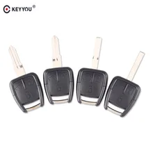 KEYYOU 3 düğme araba anahtarı uzaktan durumda kabuk durumda kapak Fob için Chevrolet Opel ile YM-28/HU46/HU43/SIP bıçak veya HU100 itmeli anahtar