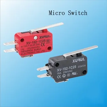 

5pcs Micro Switch XV-152-1C25 for CNC 3D Printer RepRap RAMPS