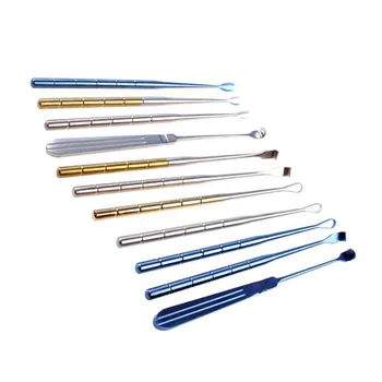 

New Stainless steel surgical instruments body odor curette sputum hook solitary squeegee simmered chicken heart