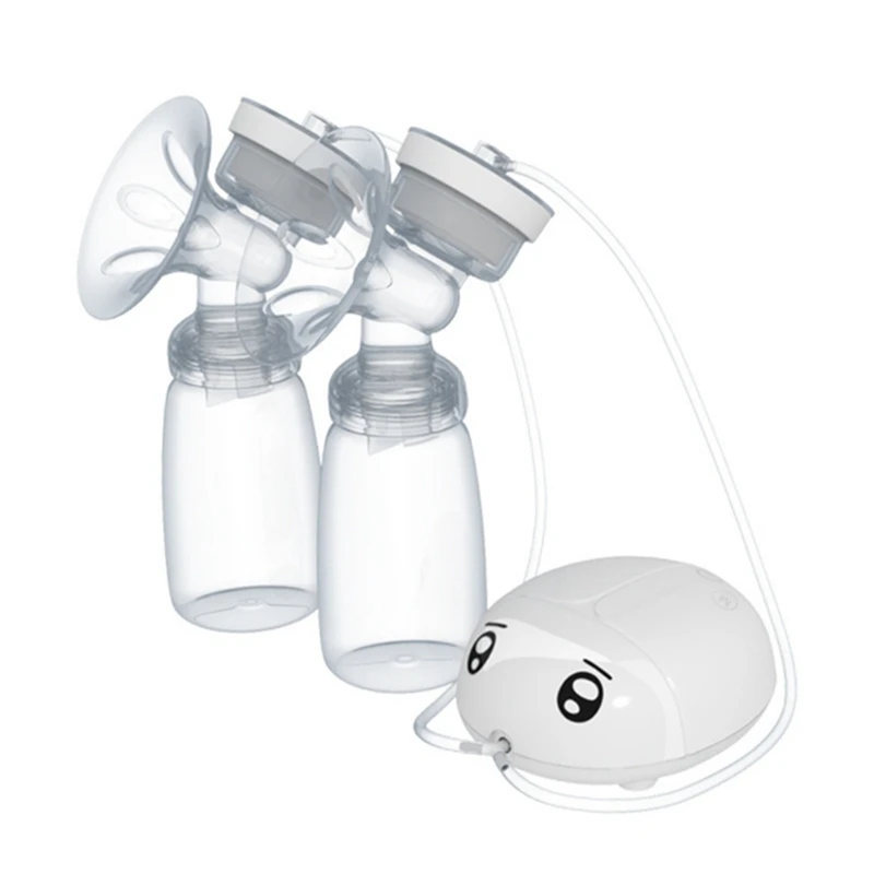 

2018 New Powerful Double Intelligent Quickly USB Electric Breast Pump Low Noise With Milk Bottle Low Noise