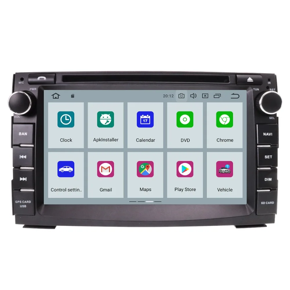Top 7" HD Android 9.0 Car DVD Auto Radio For Kia Ceed 2009 2011 2012-2017 Venga GPS Navigation FM WiFi Multimedia Stereo Gift Camera 1
