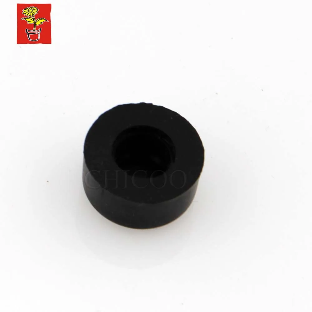 15PCS Black Rubber Door Stop 19mm Dia Door Stopper Fittings Hardware Accessories