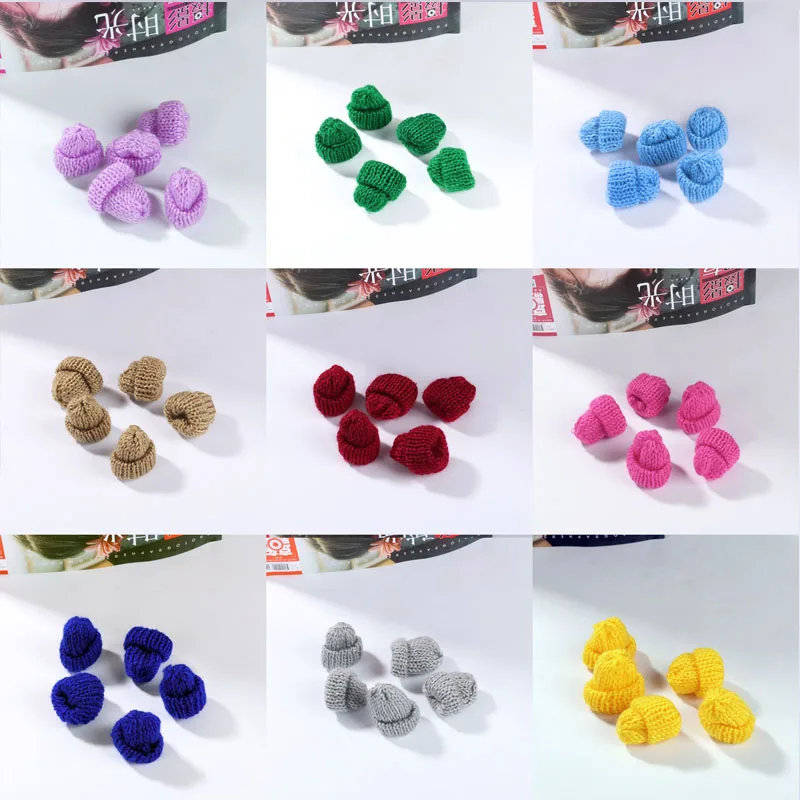 Wool Cap Christmas Tree Cap 10pcs/lot 3cm Home Decoration Garment Head Rope Material DIY Making Shoe Toy Pompom Accessories