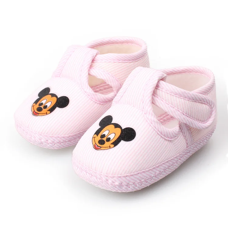 

2019 new Disney spring and autumn non-slip baby toddler shoes cartoon Mickey baby shoes