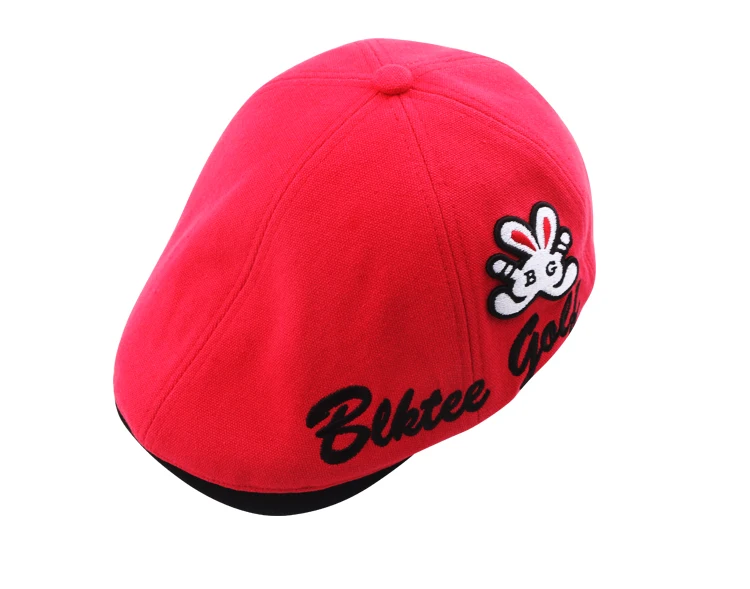BG стиль гольф Дамский шар Кепка Белый/красный цвет Женская Твердая хлопковая шляпа с буквенным принтом