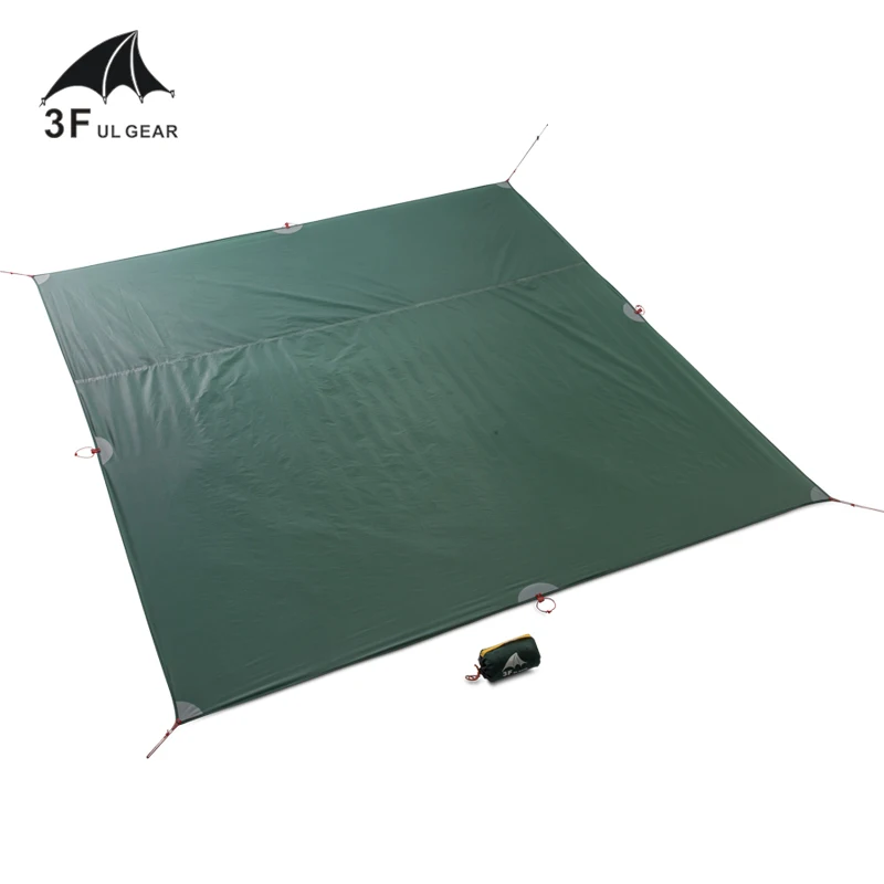 3F UL Шестерня палатка для пола, усиленная многоцелевая Брезентовая палатка для кемпинга, пляжа, пикника, Водонепроницаемый брезент для игры в залив