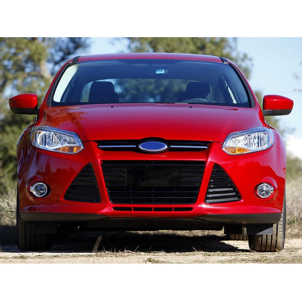 Яркий черный передний нижний левый правый бампер крышка радиатора для Ford Focus MK3