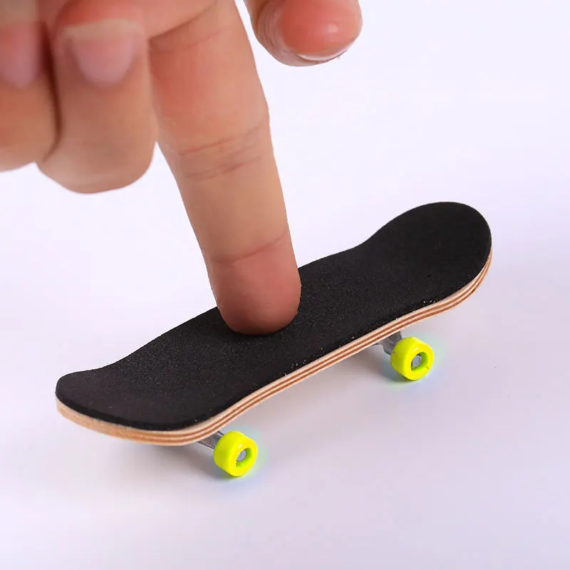Креативный полный деревянный Fingerboard Finger скейт доска мини скейтборд для пальцев