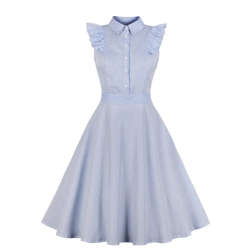 1950s button down dress