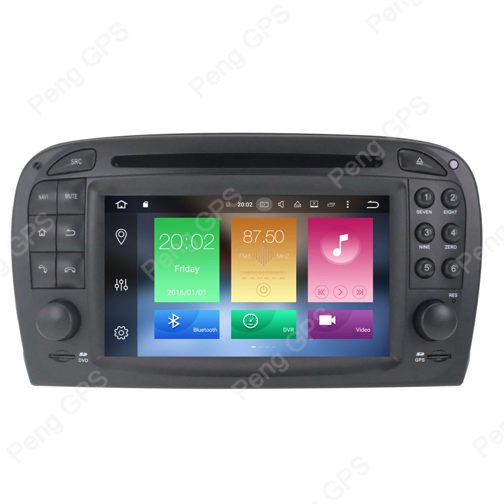 Android 9 0 автомобиля gps навигация dvd плеер для Mercedes Benz SL SL500 SL230 R230 2001 2002 2003 2004 2005 2006 2007