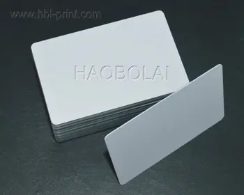 

white&blank&plain plastic card with overlay printable by thermal printer(ZEBRA PRINTER)