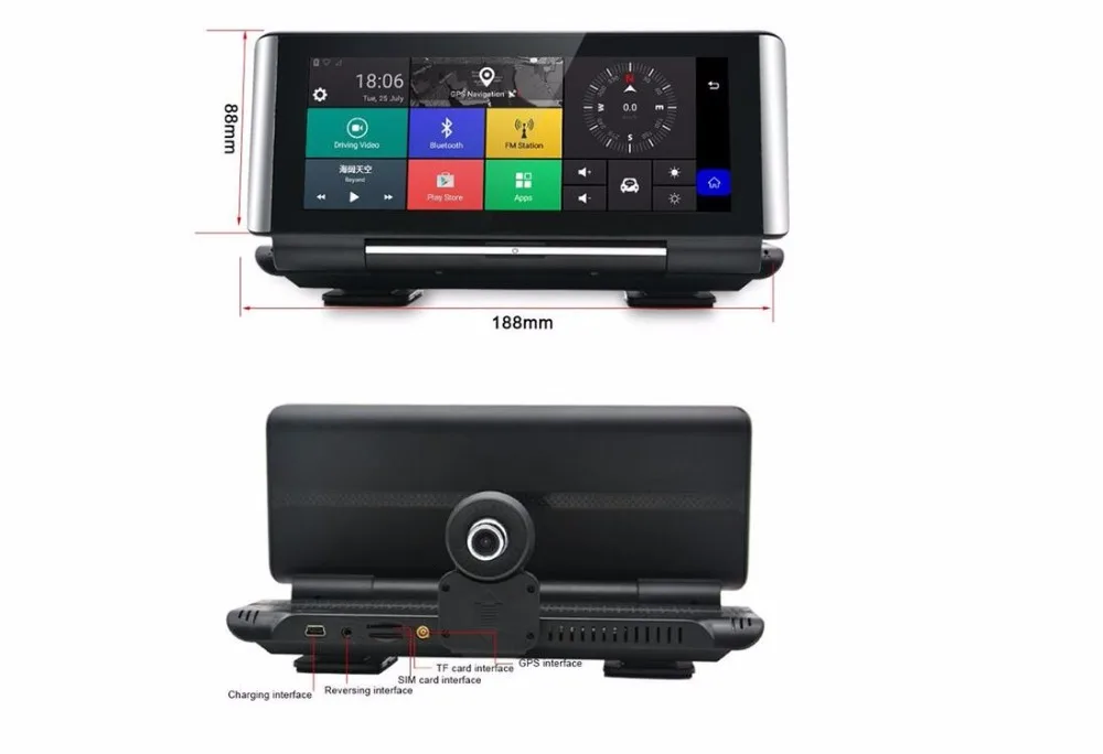 foldable GPS DVR