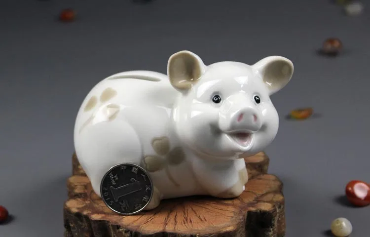 Керамические изделия, Детский Мини милый, Pro-piggy Animal, Put Up A Creative Piggy копилка для монет коробка для денег копилка