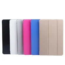 ocube 3-Folder Auto Wake Folio Stand Smart Rain Grain Printing Pattern PU Leather Cases Cover For Apple iPad Pro 9.7 Tablet