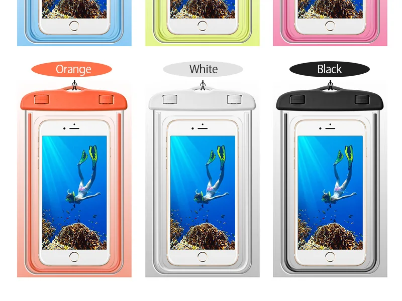 TOMKAS Universal Waterproof Case For iPhone X 8 7 6 s Plus Cover Pouch Waterproof Bag Case For Phone Coque Waterproof Phone Case (10)