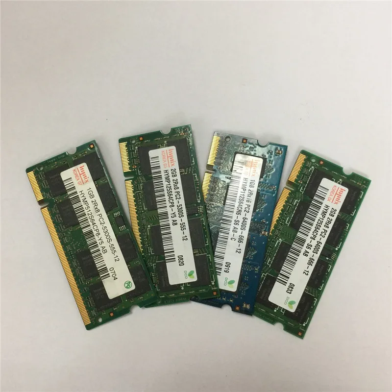 

hynix 1G 2G 1GB 2GB PC2 6400S 5300S DDR2 667MHz 800MHz Laptop RAM notebook memory RAM Use original /hynix chipset