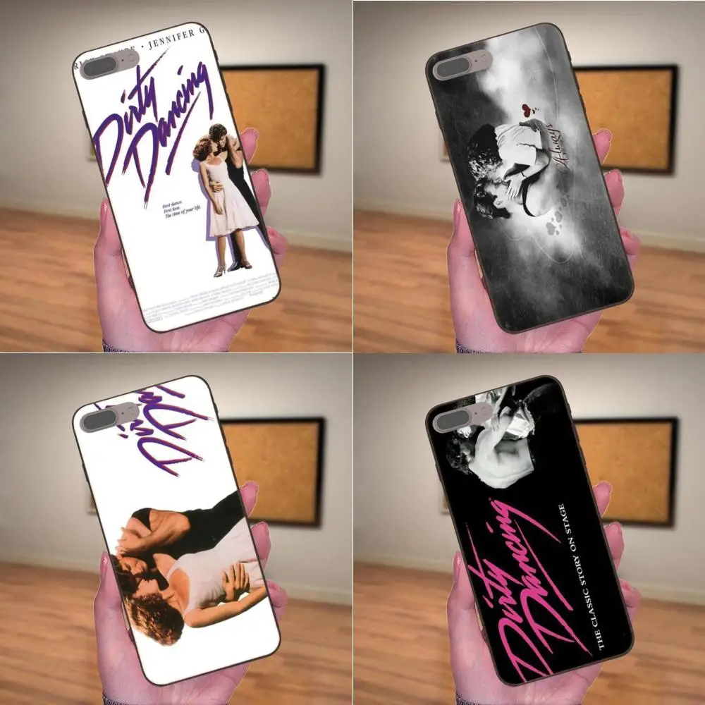 

TPU Capa Cover Romantic Art Dirty Dancing For Samsung Galaxy Note 4 8 9 G313 S3 S4 S5 S6 S7 S8 S9 S10 Edge Plus Lite I9082