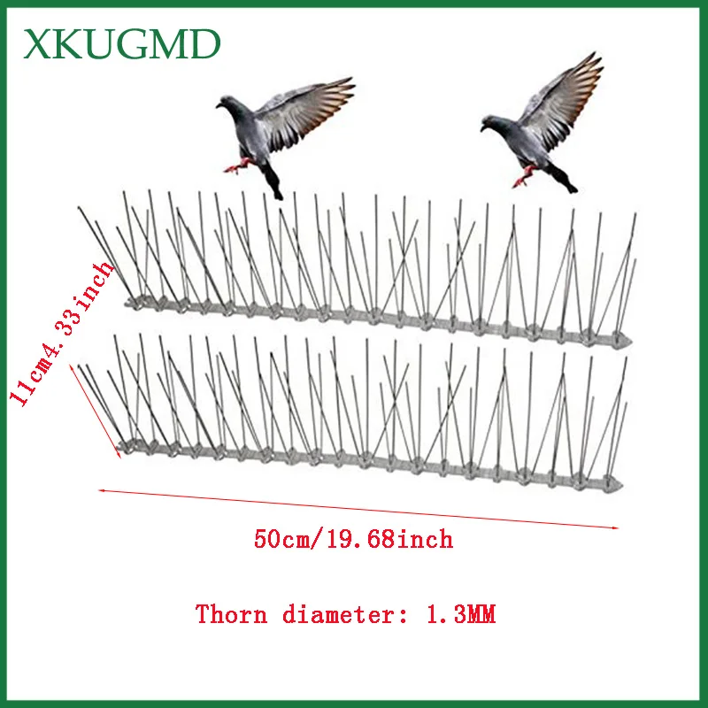 Горячая 20 шт 10 м Orchard нержавеющая сталь птицезащитная игла наружная установка отпугиватель птиц вилла установлена вдали от птичьего устройства
