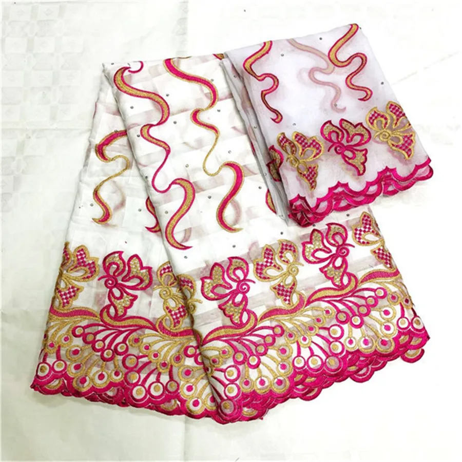 Tissu dubai fabric white swiss voile lace in switzerland with stones high quality dubai fabric