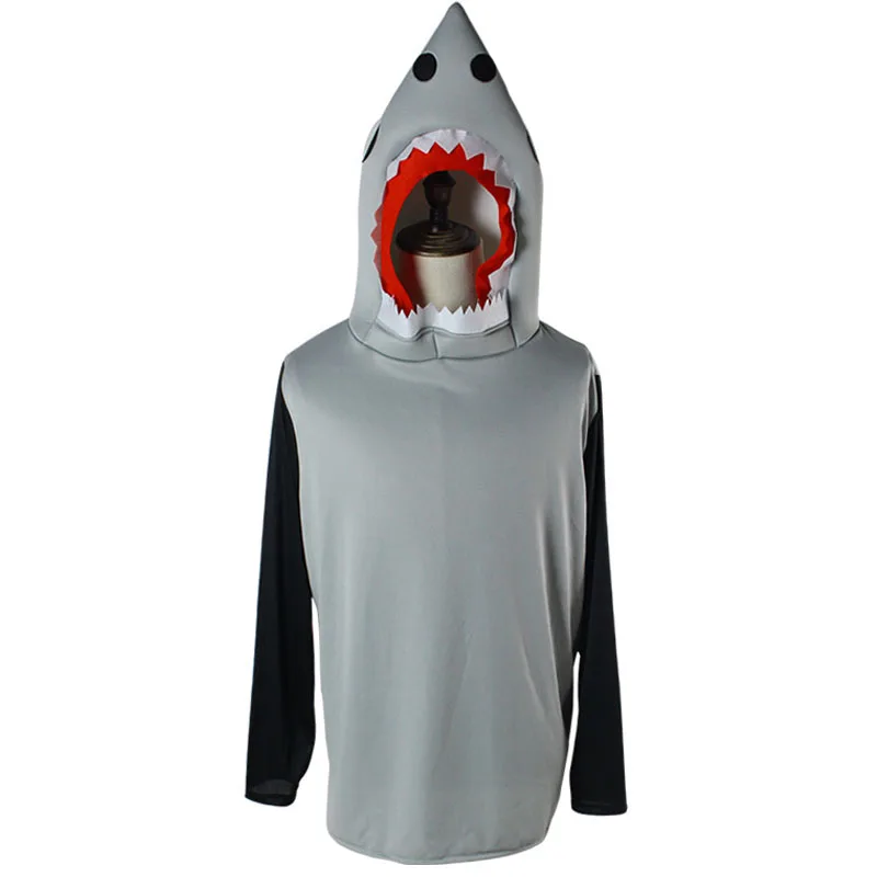 Coshome Sand Shark Mascot Cosplay Costumes Men Women Helloween Party Animal Performance Clothing (4)