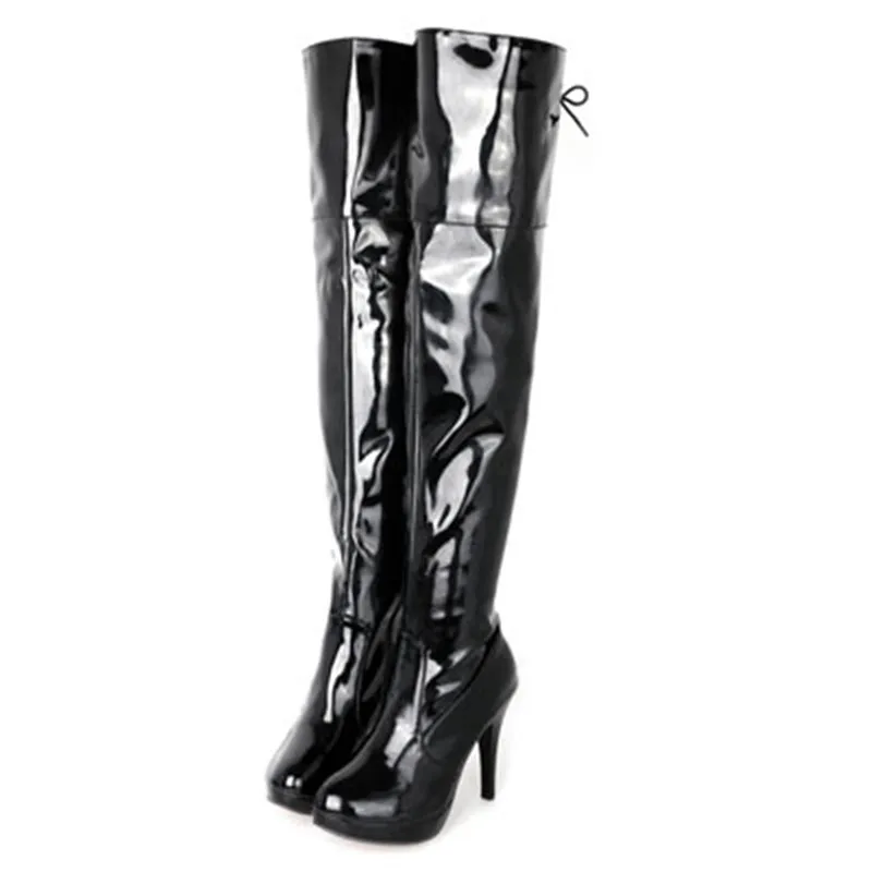 ANMAIRON-Big-size-34-43-Women-Knee-Boots-Sexy-High-Heels-Platform-Round-Toe-Buckle-Over (1)