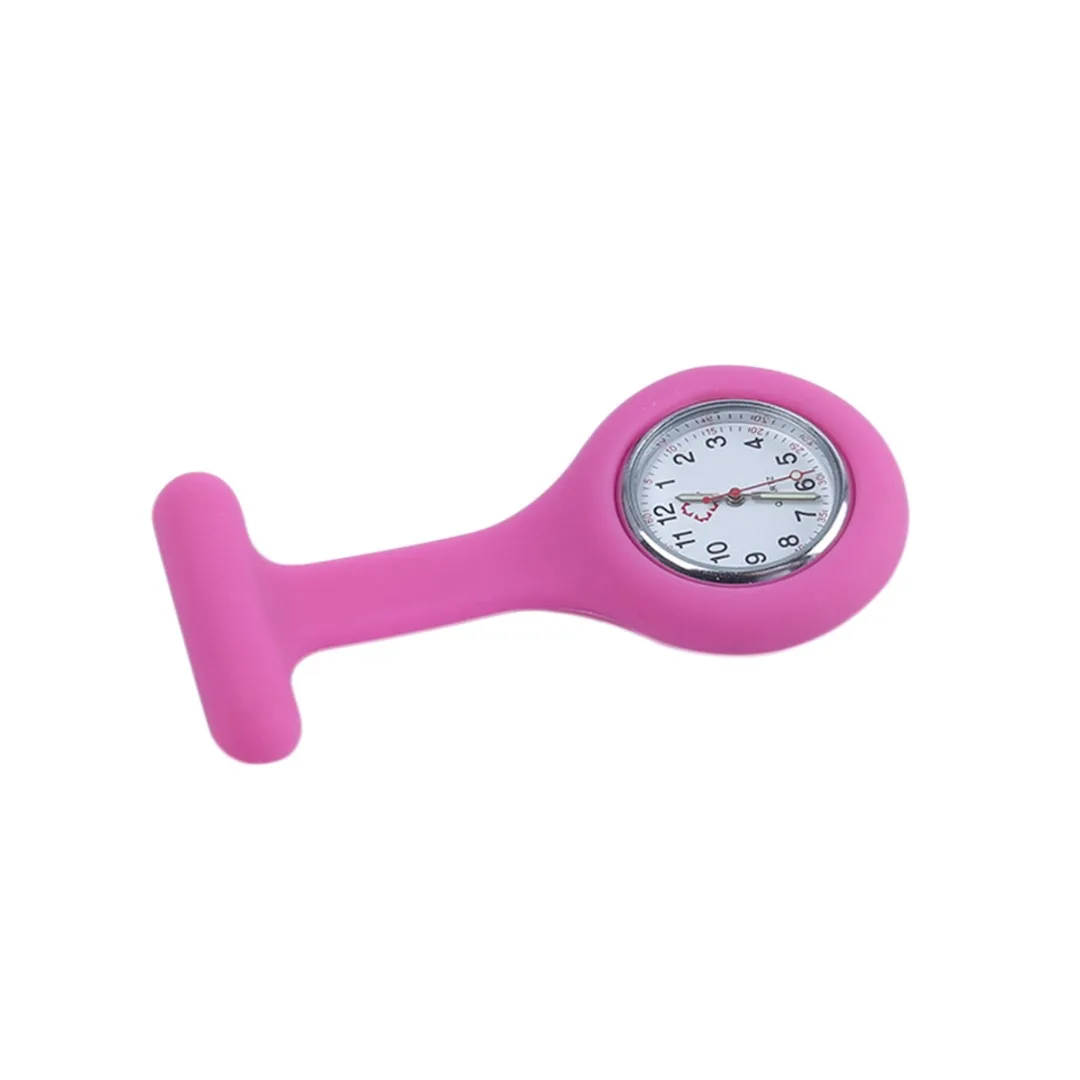 Quartz Fob Nurse Watch 2019 Silicone Brooch Luminous Pocket Watches reloj de bolsillo Doctor Medical Tunic Watch With Battery