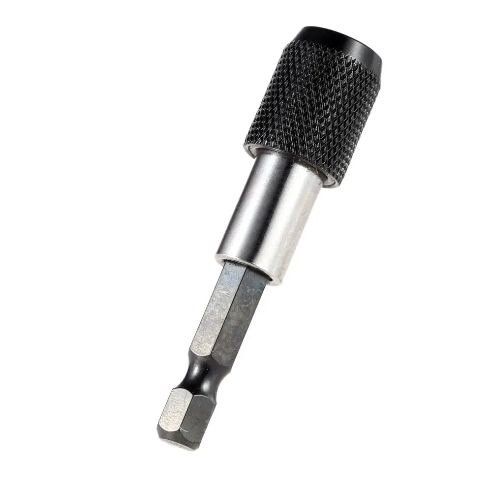 

60mm 1/4" Handle Screwdriver Holder Bit Hex Shank Extension Rod Magnetic Bit Tip Holder Hex Bit Drill Chuck Quick Release