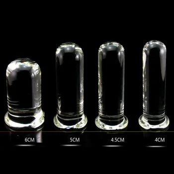 Crylinder Glass Dildo Big Huge Large Glassware Penis Crystal Anal Plug Women Sex Toys for Women G spot Stimulator Pleasure Wand 1