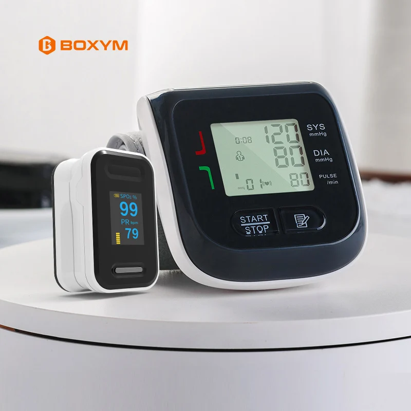 

Finger Pulse Oximeter saturation OLED oximetro pulsossimetro Wrist Blood Pressure Monitor tensiometro Tonometer Sphygmomanometer