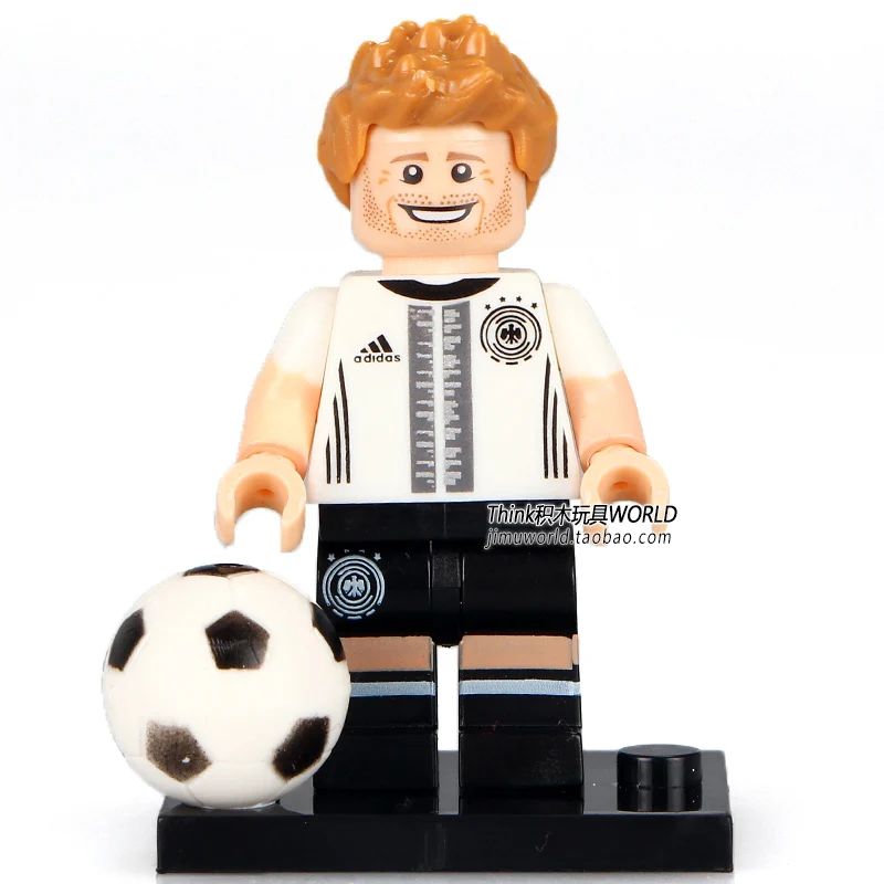 

Single Sale World Cup Benedikt Howedes Joachim Low Football Team Model Action Figures Building minifig Blocks Bricks Kids Toys