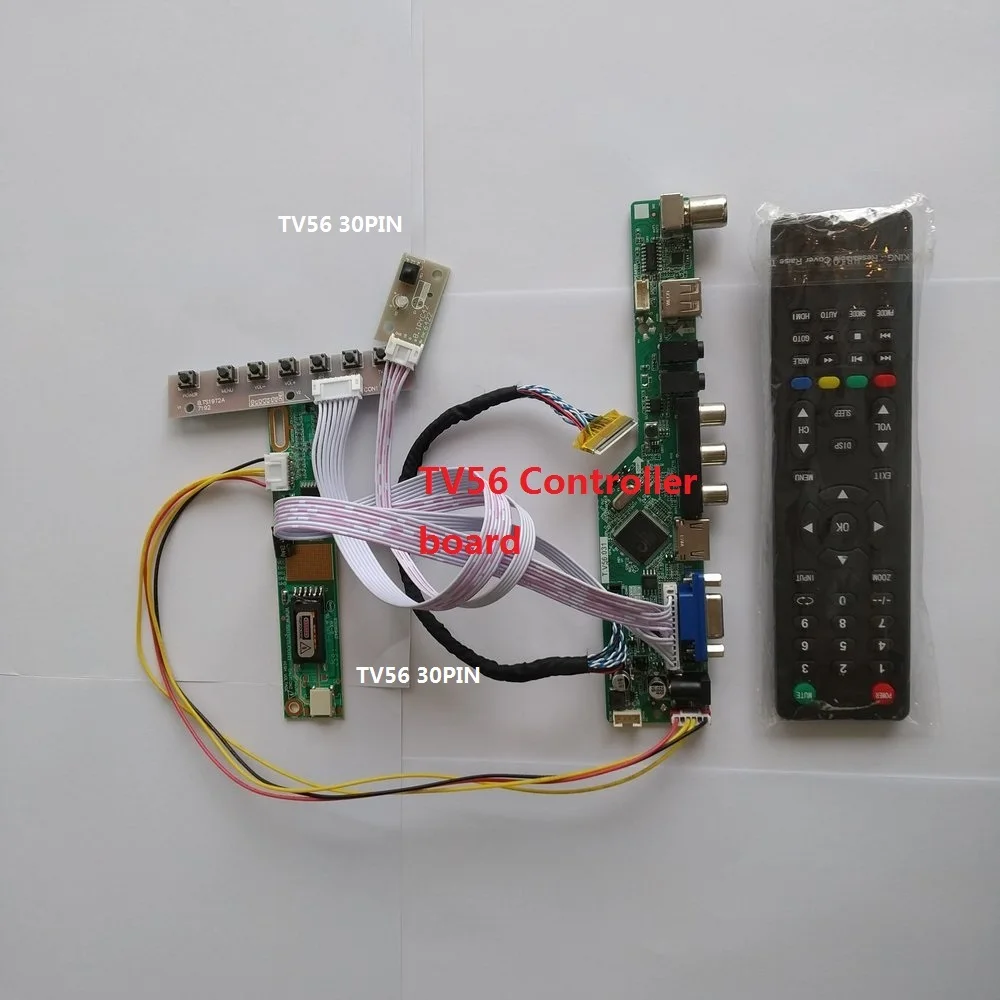  For 30pin N154I2-L02 VGA AV kit DIY AUDIO LED 1 CCFL TV HDMI USB lamps Controller Board 1280X800 15