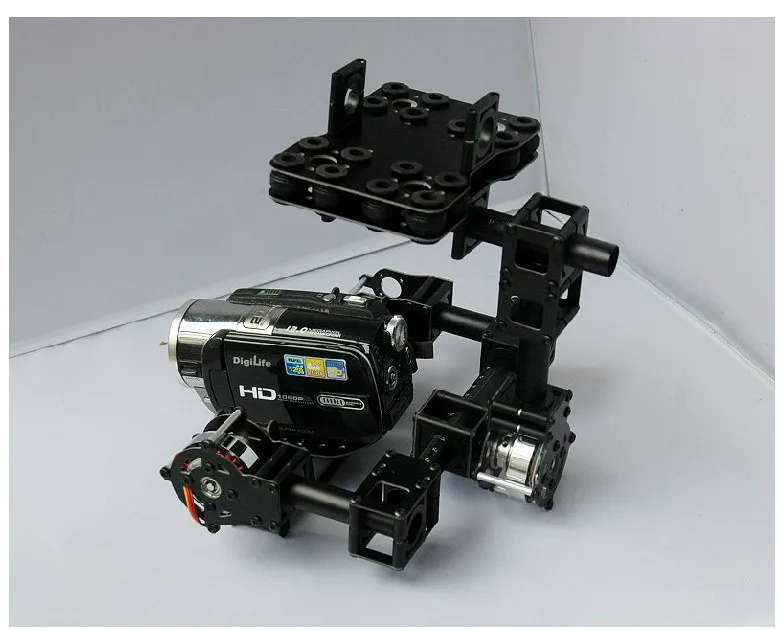 

2 Axis profession Brushless Camera Gimbal mount, 5N/7N/GH2 Aerial photo PTZ