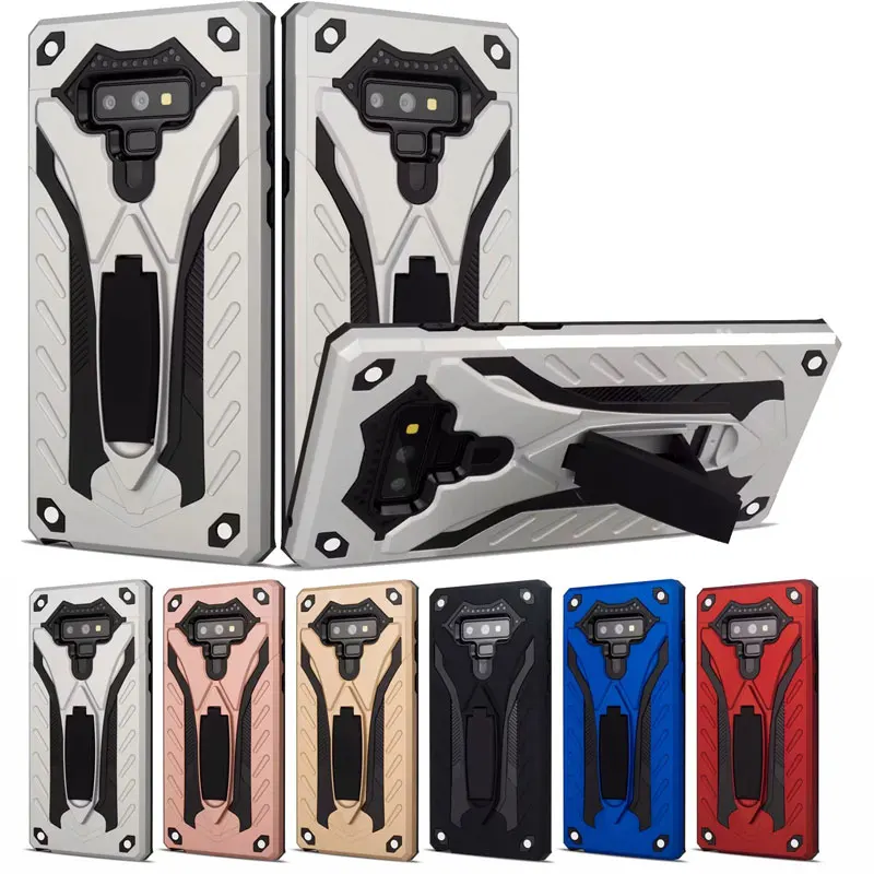 

For Samsung Galaxy J3 J5 J7 A3 A5 A7 2017 Hybrid Armor Full Cover For J2 Prime 2016 C9 Pro C10 Plus A8 A9 Star 2018 stand Case