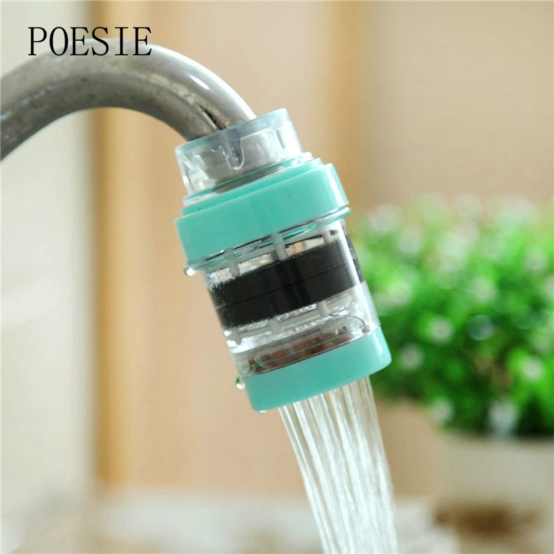 

Faucet Filter Tap Water Purifier Household Medical Stone Magnetized Water Filter Kitchen Utensils 3.7*7.1*3 CM Random Color