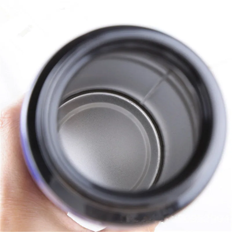 750ML bpa-free stainless steel Sports outdoor Mountaineering kettle with baking print portable my water bottle with handle Lid