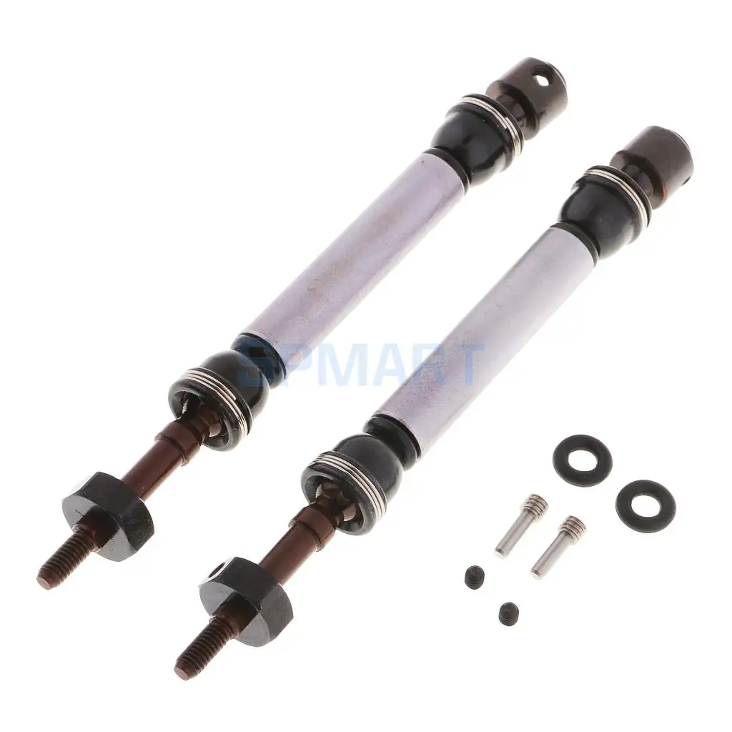 2x 1/10 Universal CVD Drive Shaft 82-88mm Upgrade Parts for Traxxas Slash 4x4 Short Course RC Car