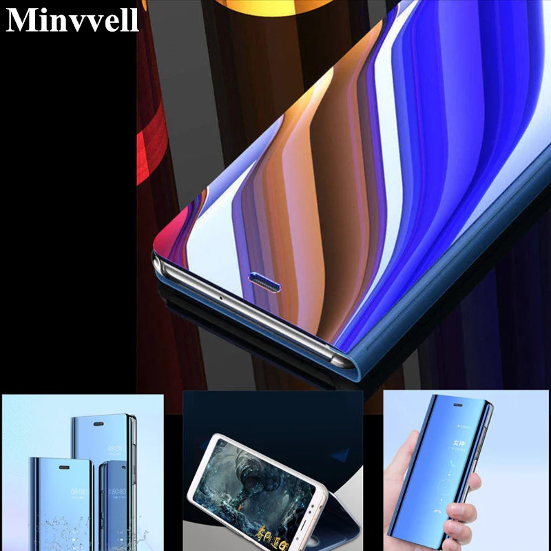 

Smart Mirror Flip Case For Xiaomi Redmi Note 6 Pro Max 3 Pocophone F1 Phone Protective Cover for Note 6 Pro Case Poco F1 Cover