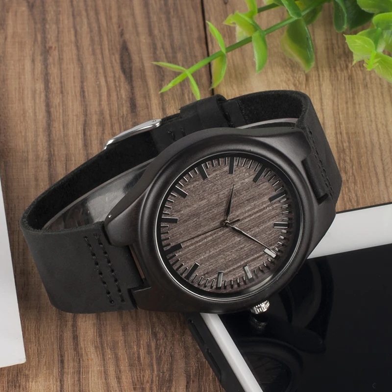 BOBO BIRD Cheap Watch Men Quartz Wooden WristWatches masculinos relogios in Gift Box custom logo