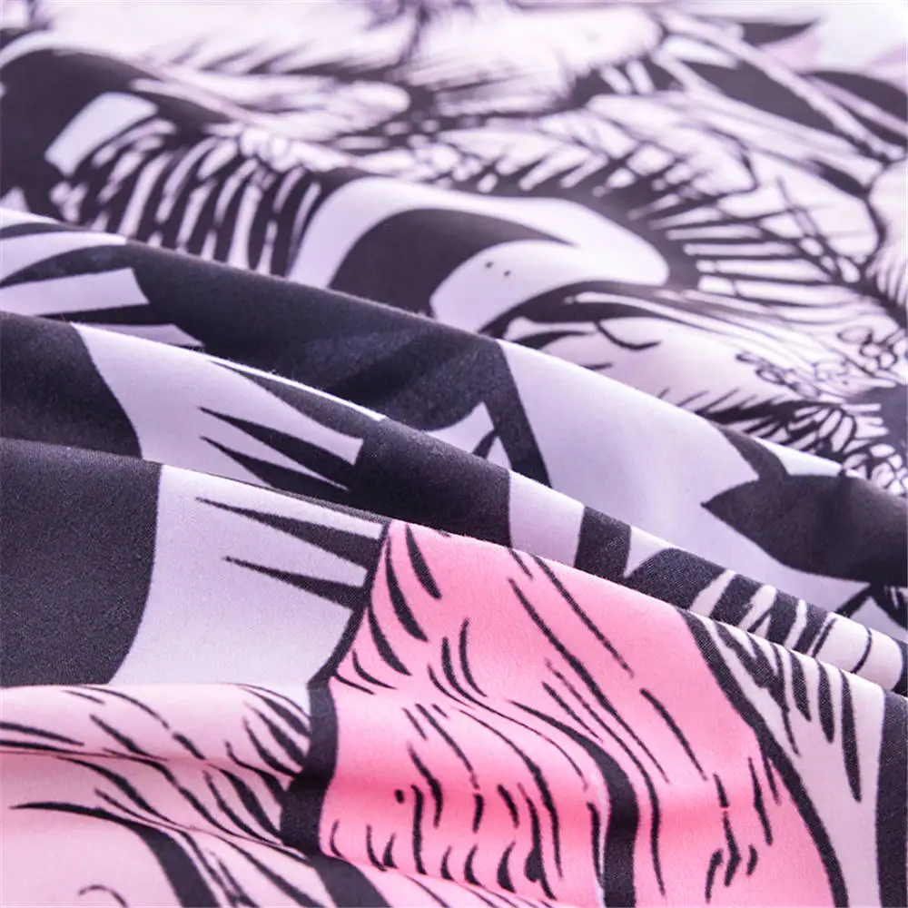 ZEIMON роскошный комплект постельного белья бабочка пододеяльник наборы Красочные цветы 3D печать покрывала одеяло из полиэстера постельное белье