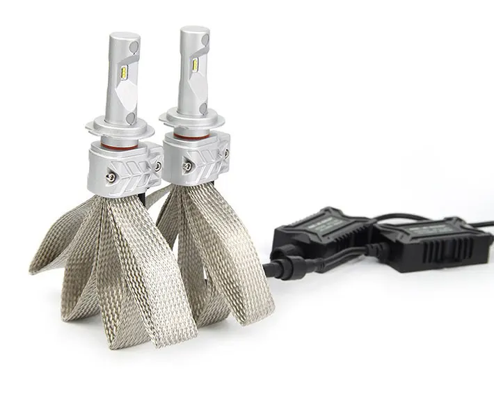 Headlight Bulbs 12V Automotive LED Headlamp Conversion Kit Replace Xenon Headlight Bulb Halogen Light Super White (2)